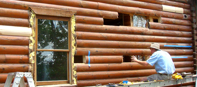 Log Home Repair Booth, Alabama