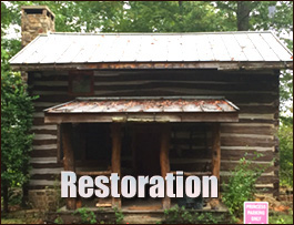 Historic Log Cabin Restoration  Autauga County, Alabama